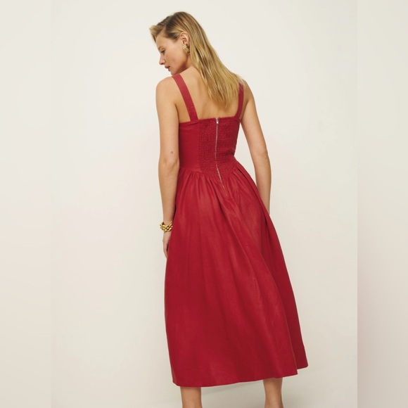 Reformation Balia Linen Dress - Picture 2 of 4
